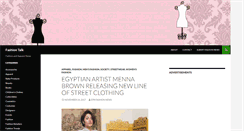 Desktop Screenshot of fashion-talk.com
